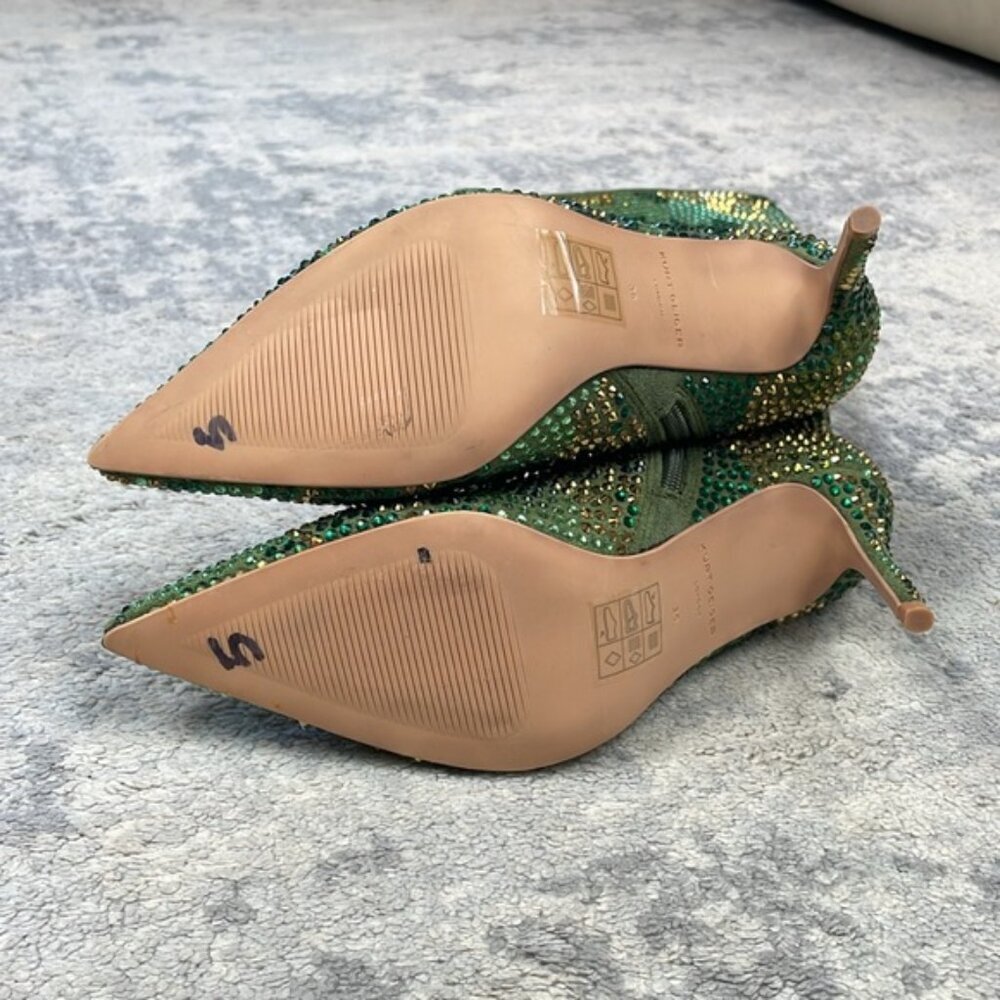 New Kurt Geiger Belgravia Pointed Toe Boot Rhinestone Crystal Camo Stiletto 36 - Picture 5 of 9